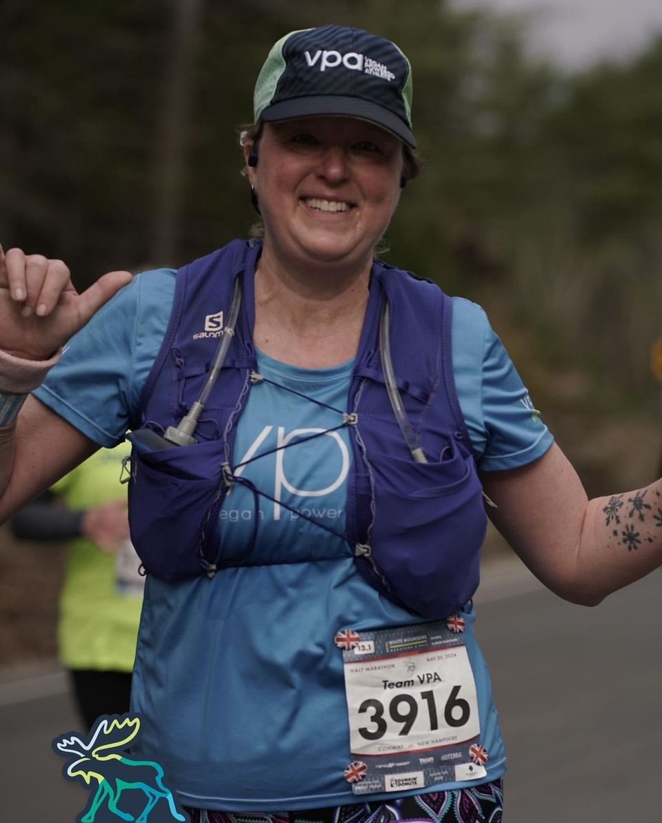 Team VPA Athlete Carol at Revel White Mountains Marathon