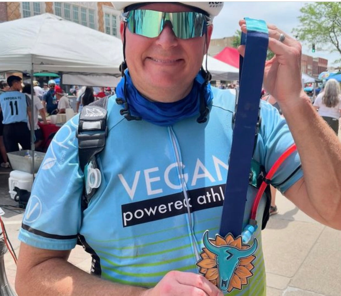 Team VPA Athlete Heath at Unbound Gravel