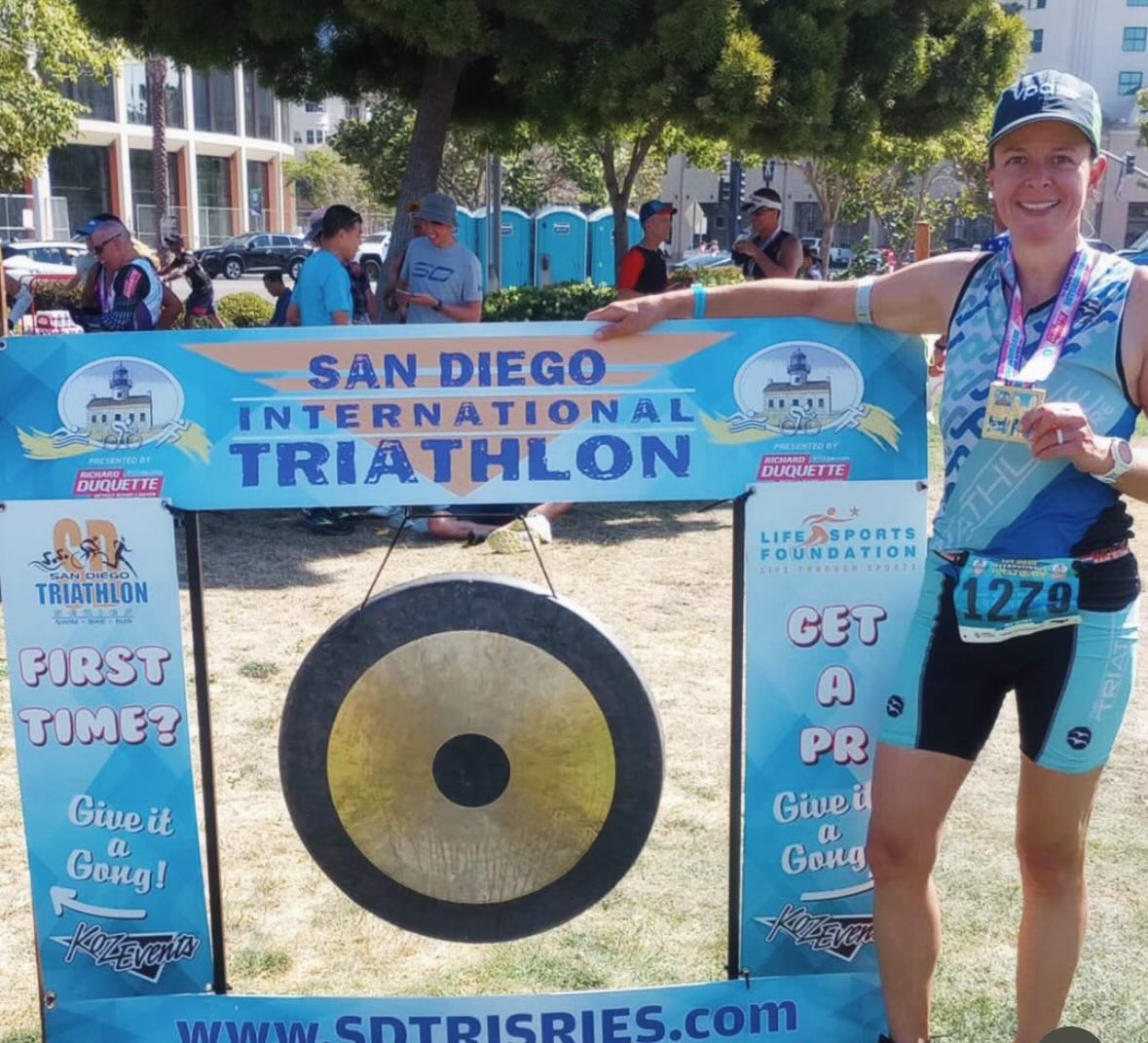Team VPA Athlete Petra at San Diego International Triathlon