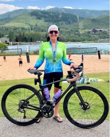 TEAM VPA ATHLETE Susan at Triple Bypass