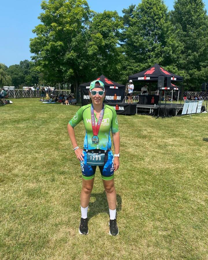 TEAM VPA ATHLETE Sarah at Ironman 70.3 Maine