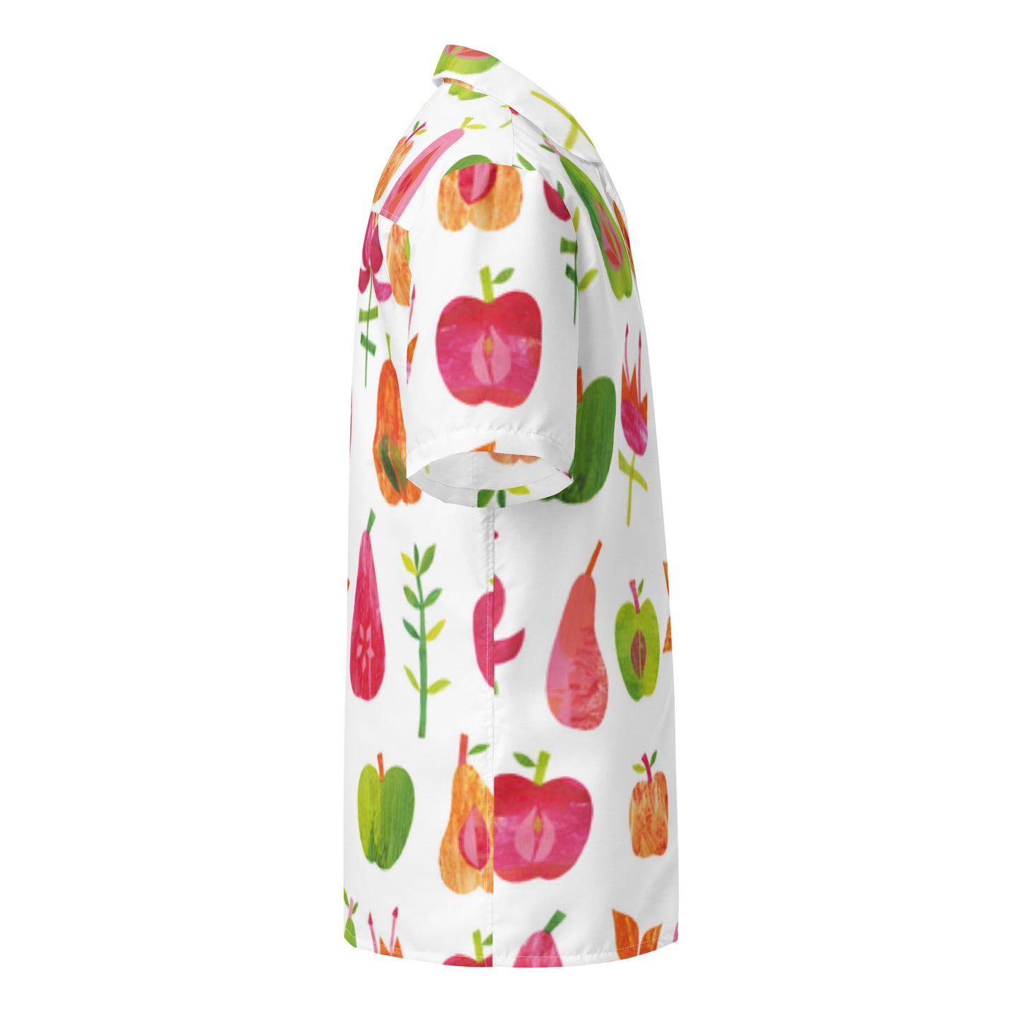 Fruit Paradise Moisture Wicking Unisex button shirt