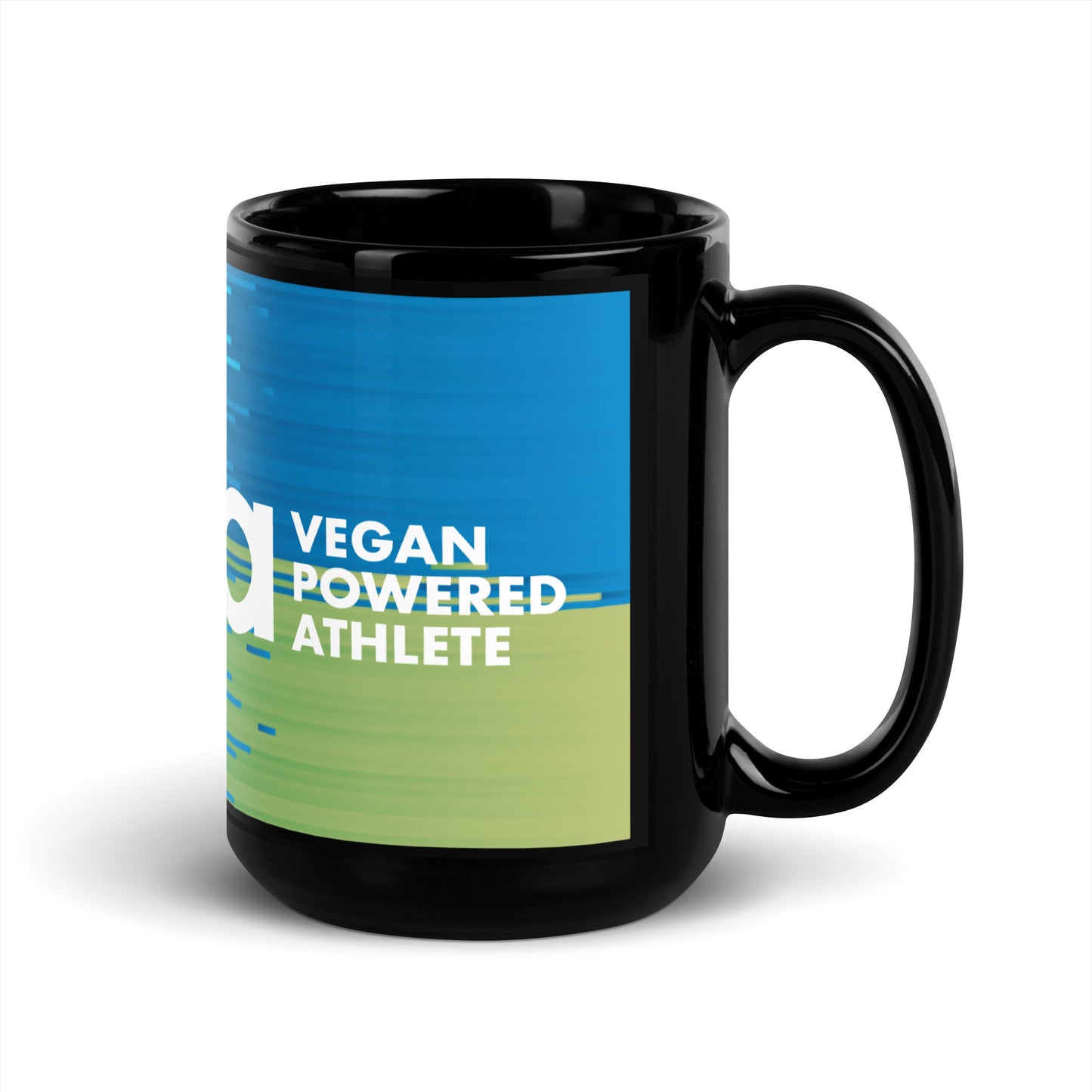Blue Team VPA Black Glossy Mug