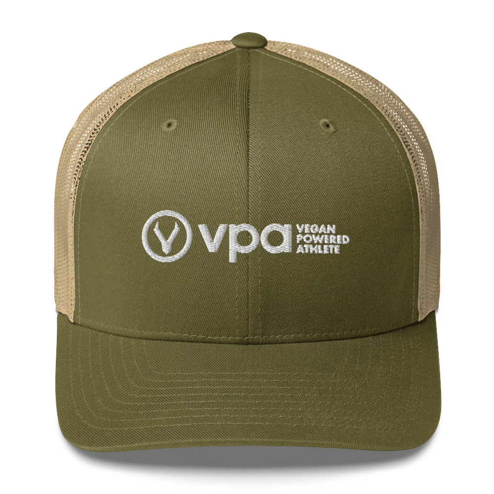 VPA Vegan Powered Athlete Curved Trucker Cap