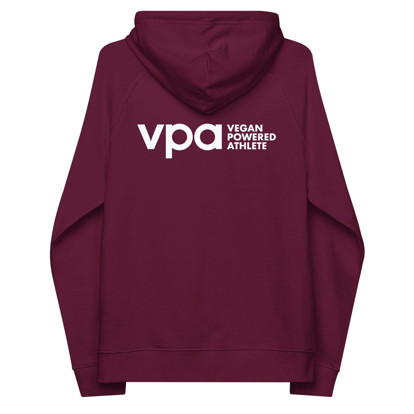 ECO VPA Vegan Powered Athlete Unisex raglan hoodie