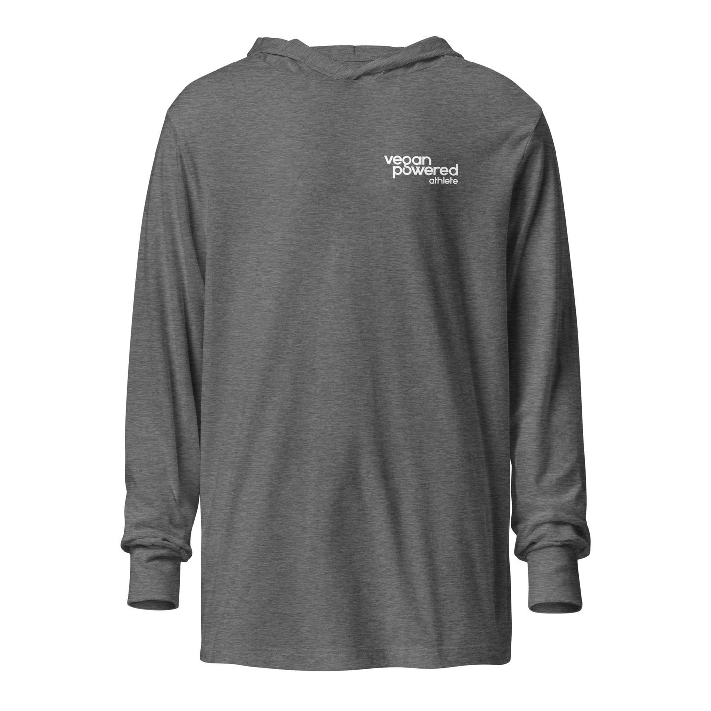 VPA Vegan Powered Athlete Hooded long-sleeve tee