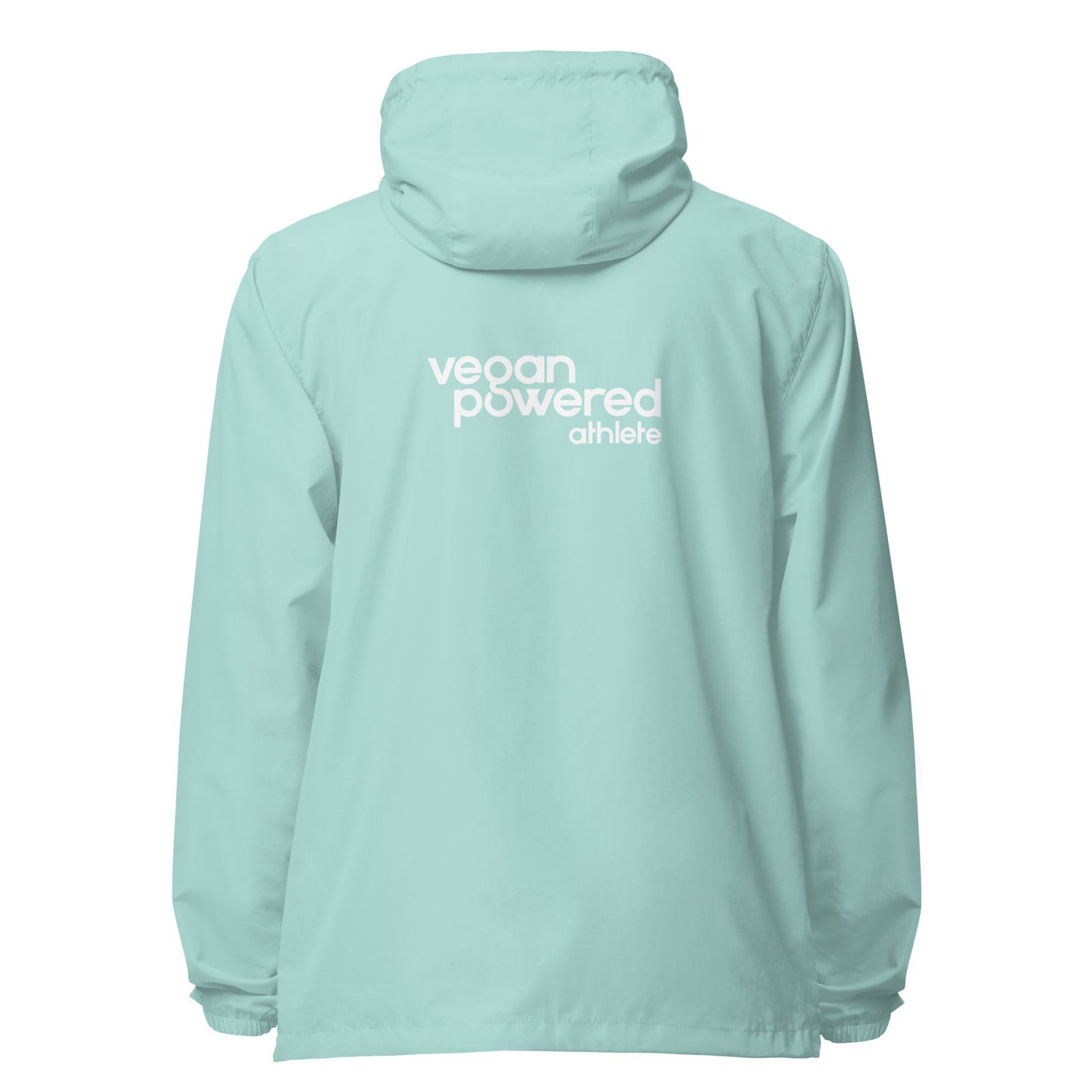 vegan powered athlete Unisex lightweight zip up windbreaker