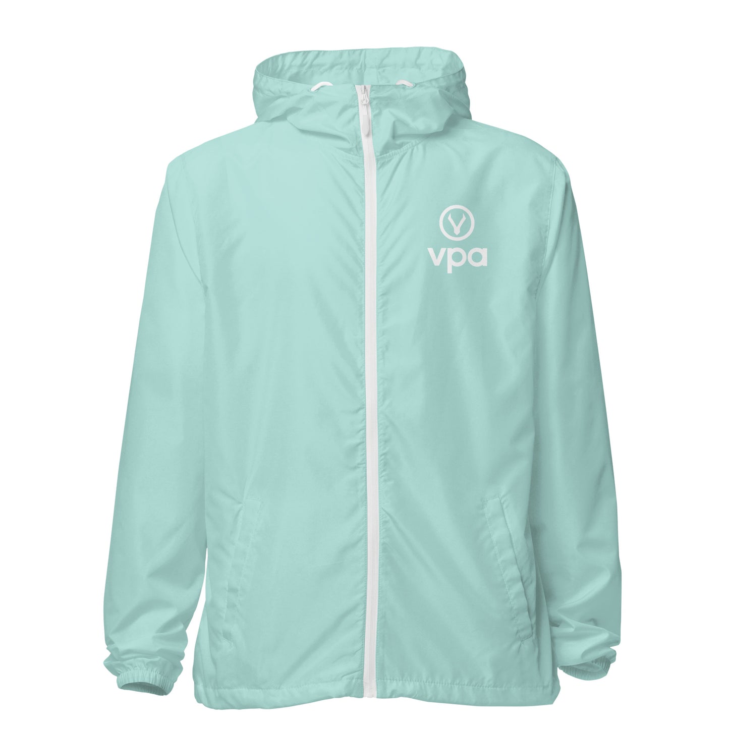 vegan powered athlete Unisex lightweight zip up windbreaker