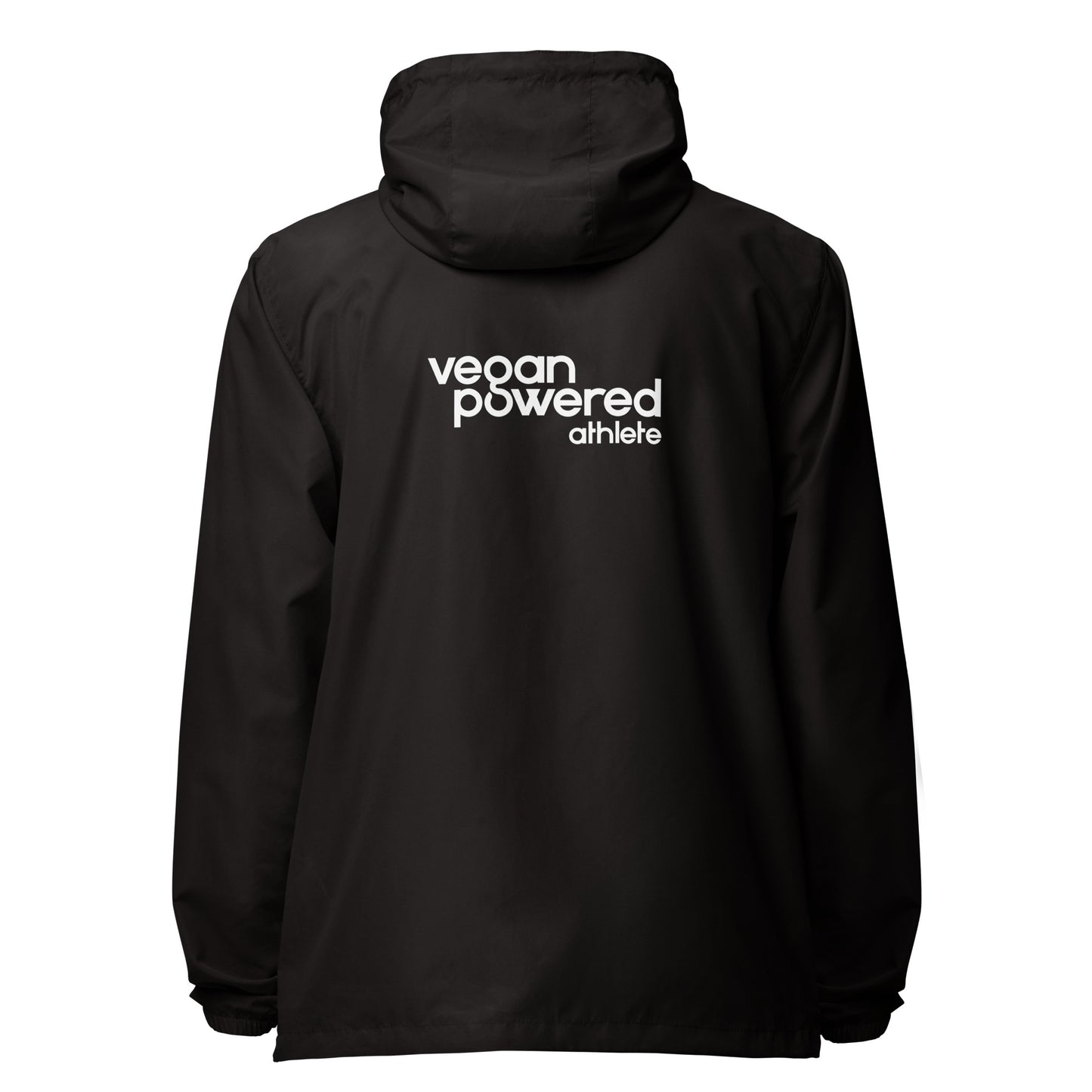 vegan powered athlete Unisex lightweight zip up windbreaker