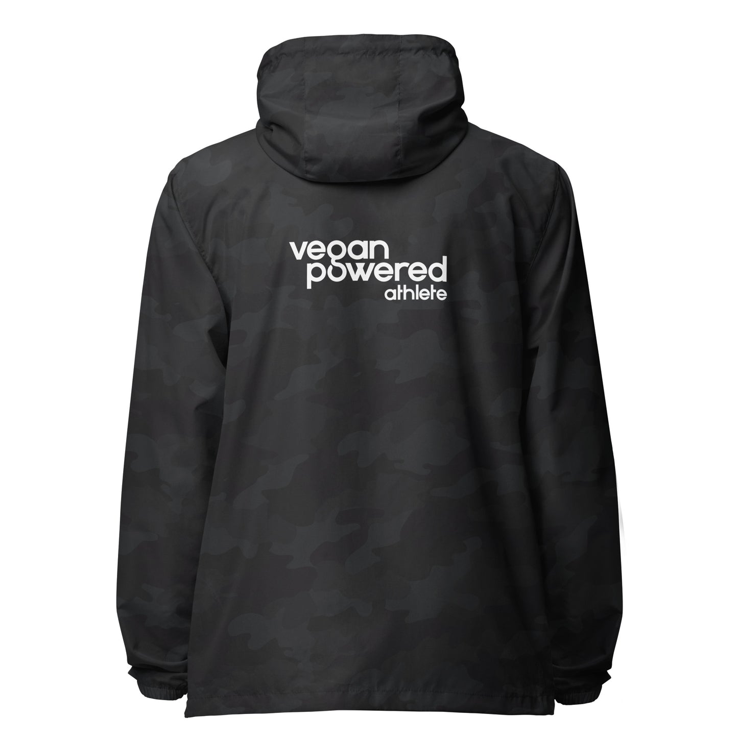 vegan powered athlete Unisex lightweight zip up windbreaker