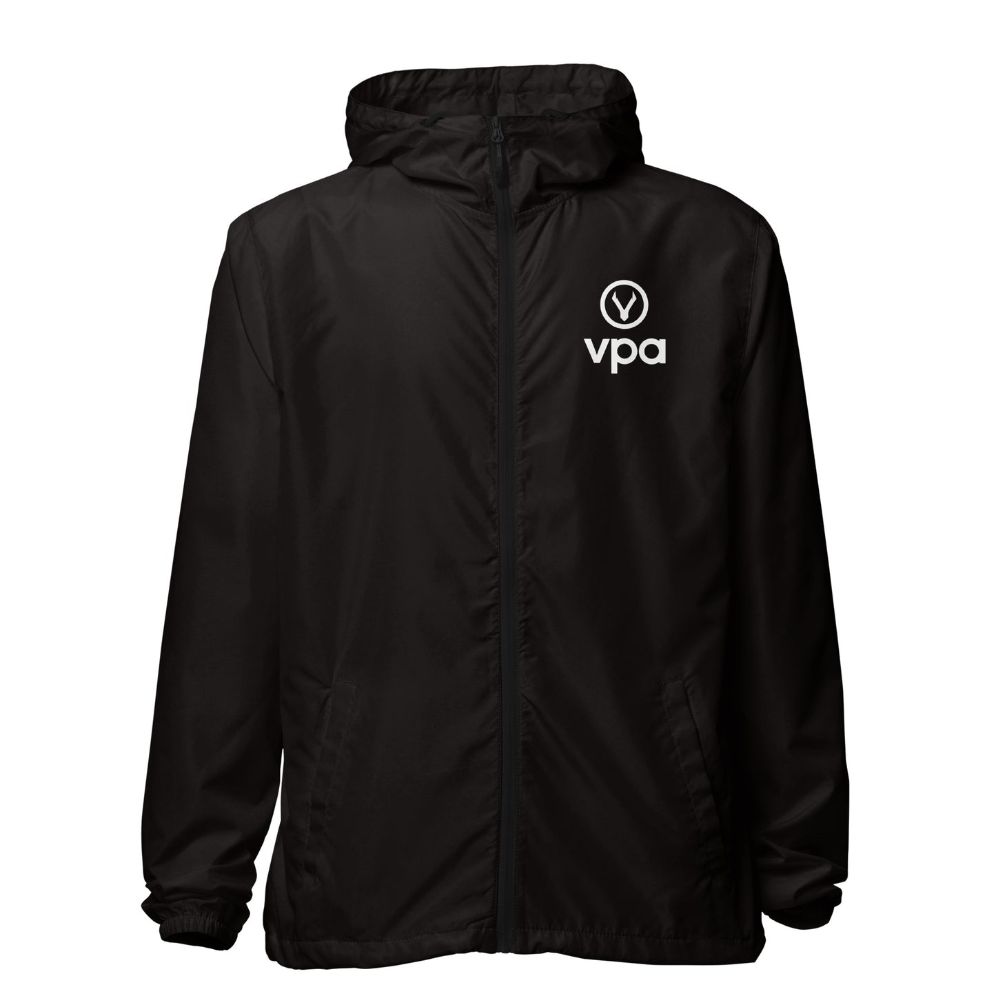 vegan powered athlete Unisex lightweight zip up windbreaker