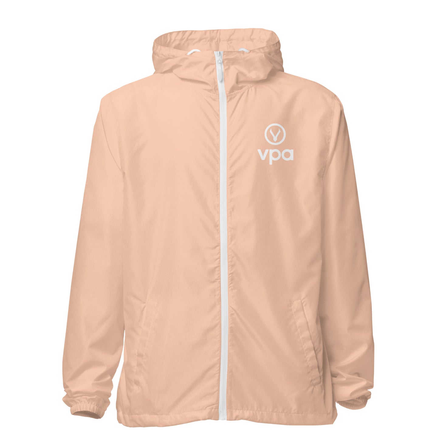 vegan powered athlete Unisex lightweight zip up windbreaker