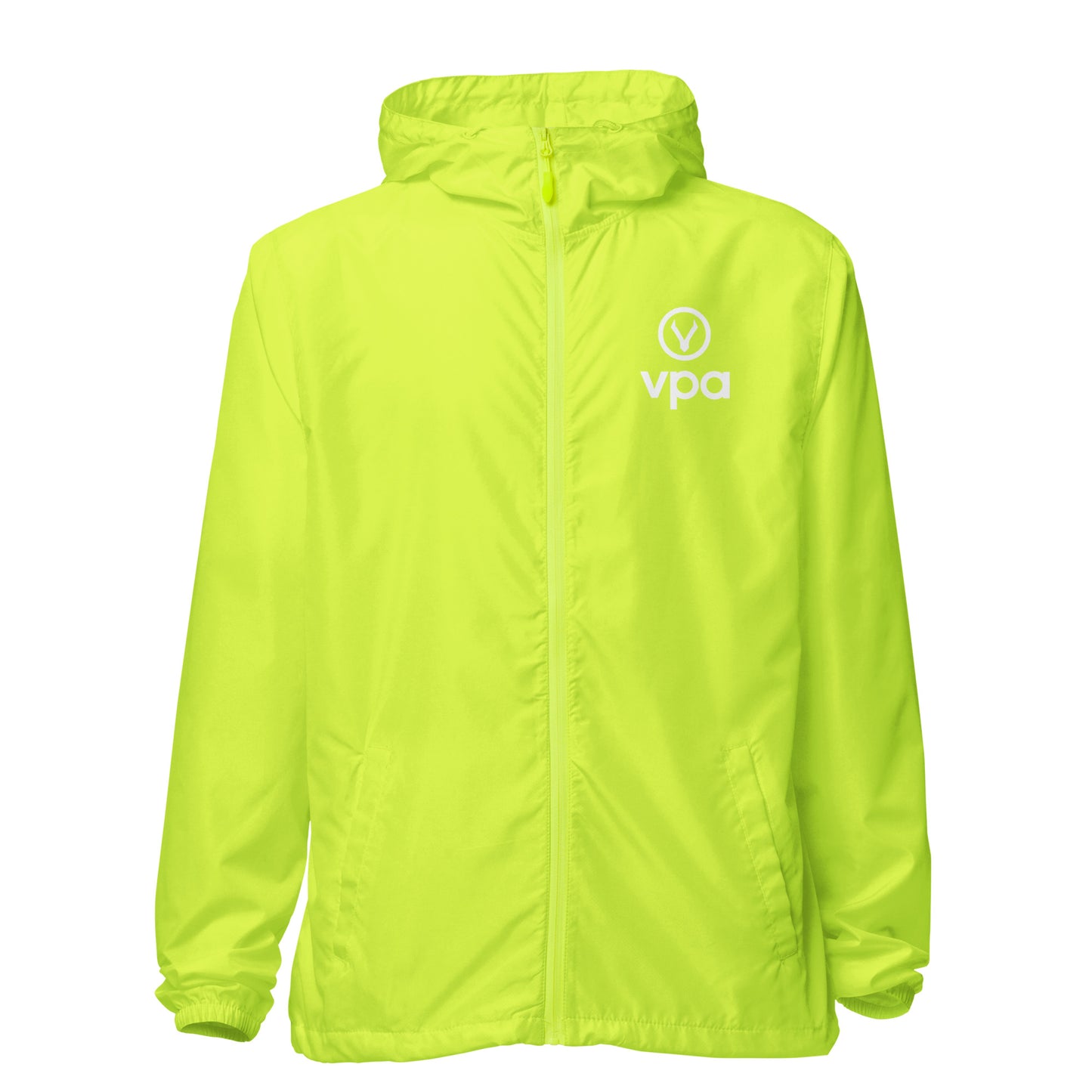 vegan powered athlete Unisex lightweight zip up windbreaker