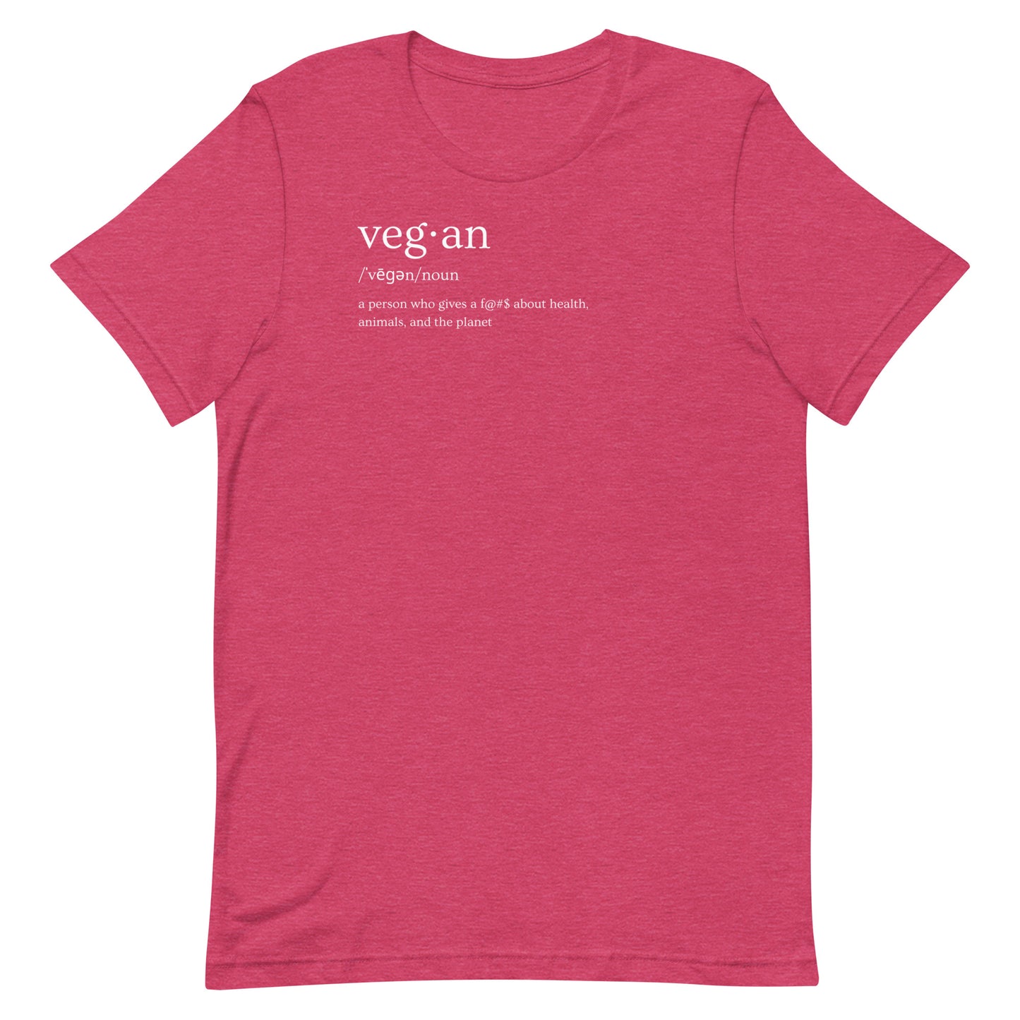 Veg*an Unisex t-shirt