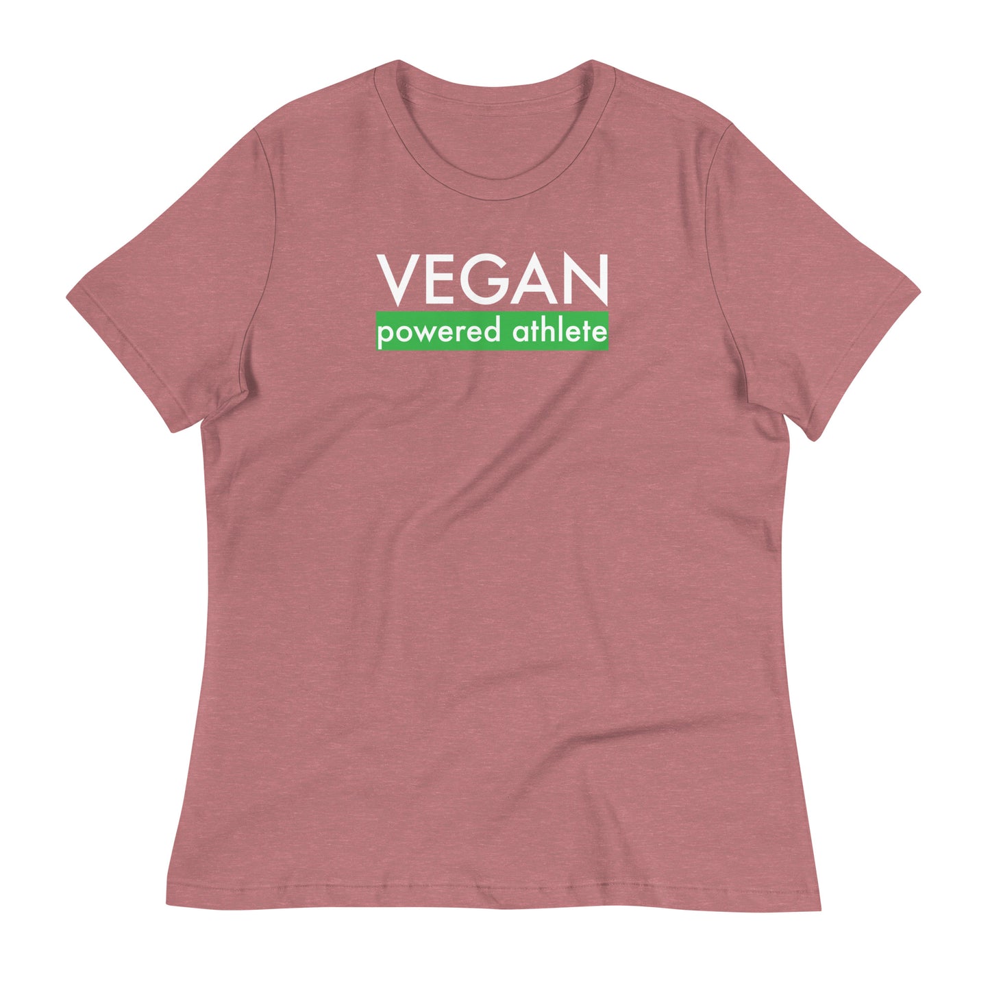 VEGAN powered athlete Women's Relaxed T-Shirt