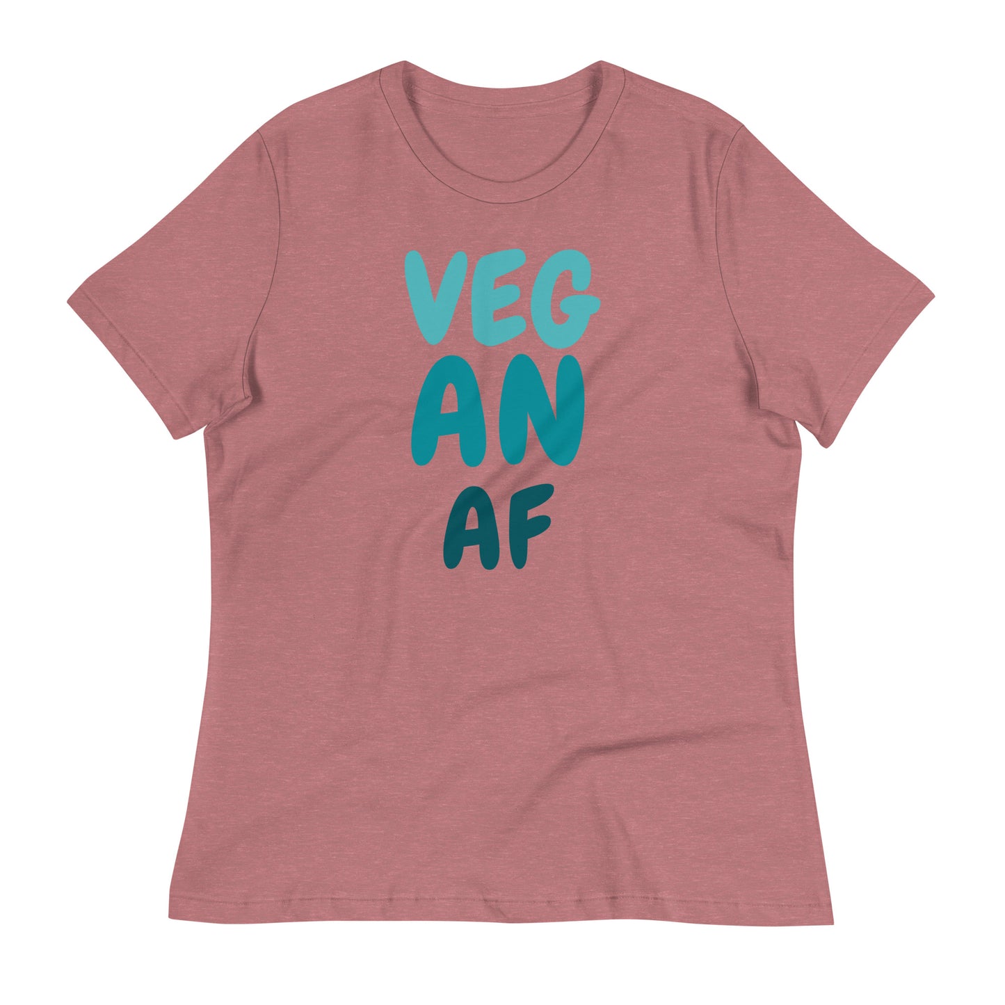 VEG AN AF Women's Relaxed T-Shirt