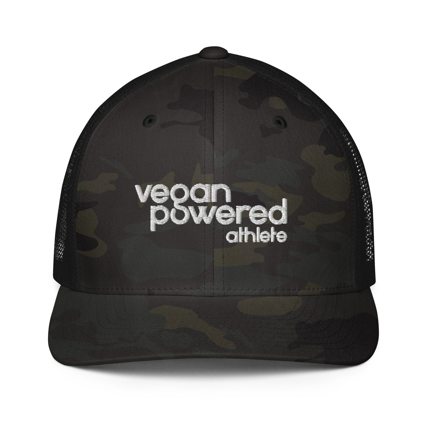 vegan powered athlete Mesh back trucker cap