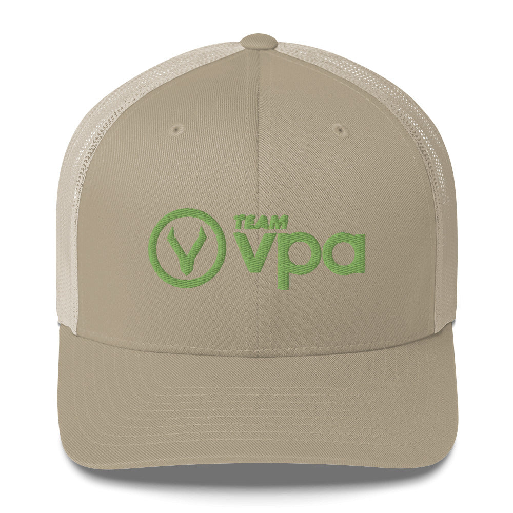 Team VPA Green Embroider Trucker Cap