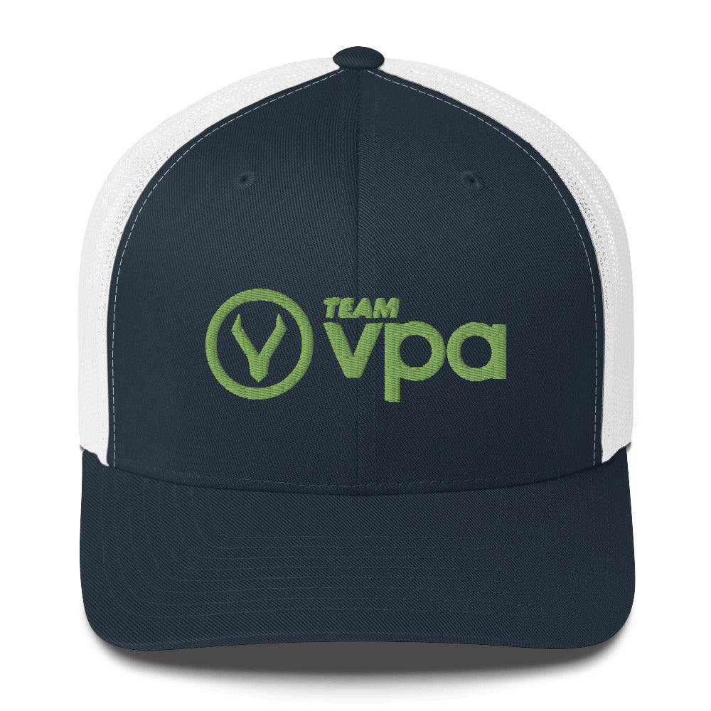 Team VPA Green Embroider Trucker Cap