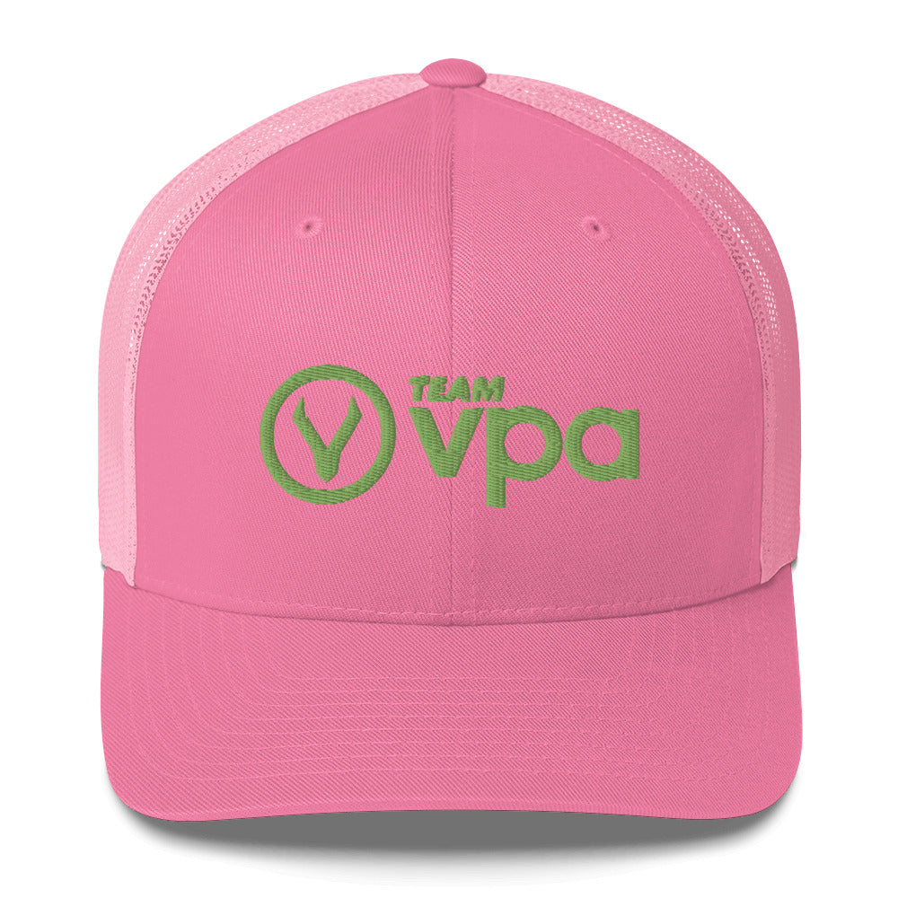 Team VPA Green Embroider Trucker Cap