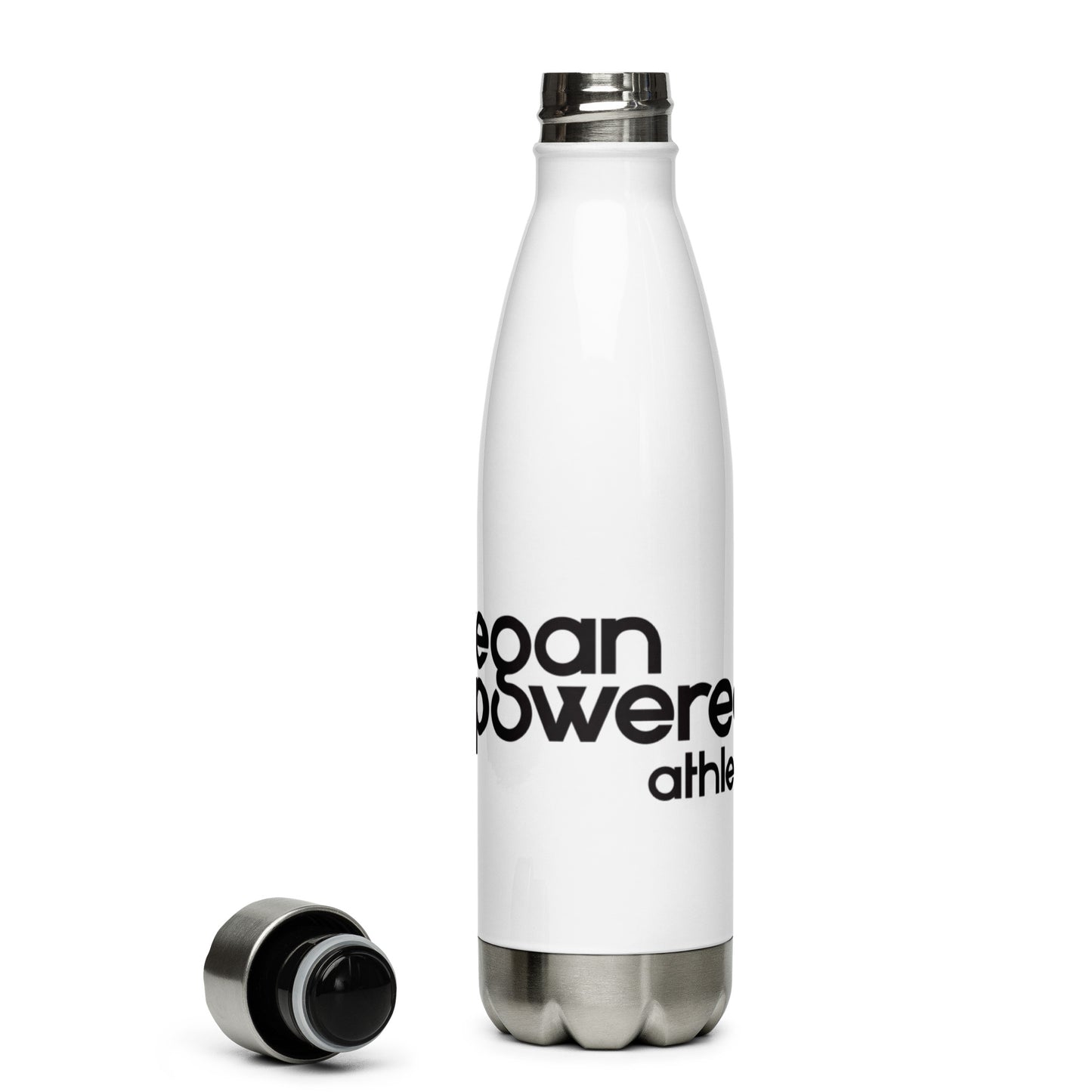 vegan powered athlete Stainless Steel Water Bottle