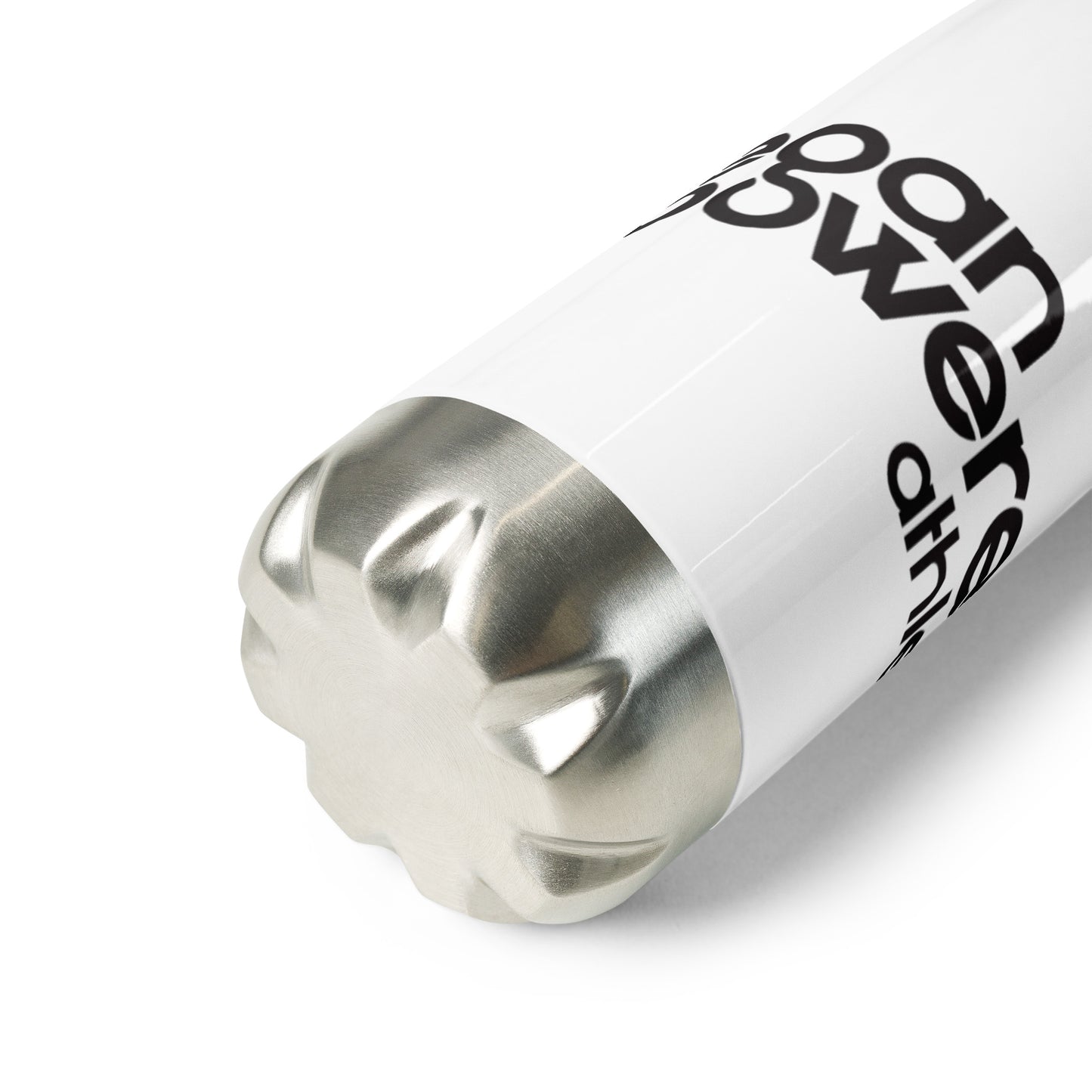 vegan powered athlete Stainless Steel Water Bottle
