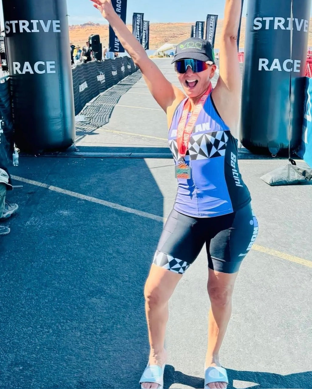 Team VPA Athlete Gloria at Sand Hollow Triathlon