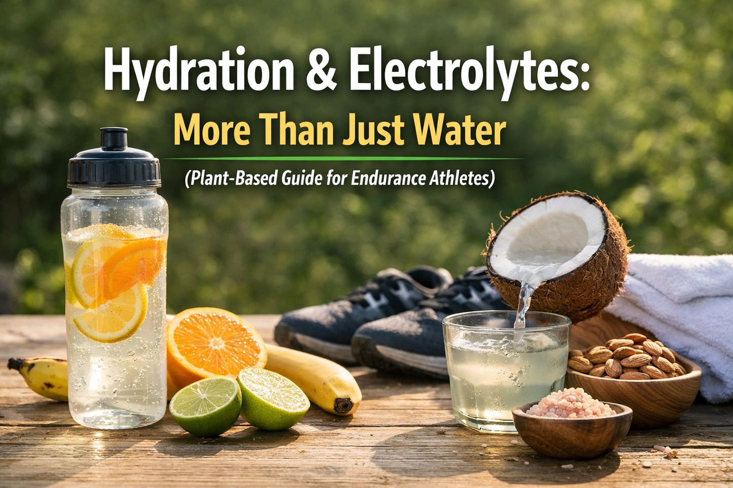 Hydration & Electrolytes: More Than Just Water (Plant-Based Guide for Endurance Athletes)