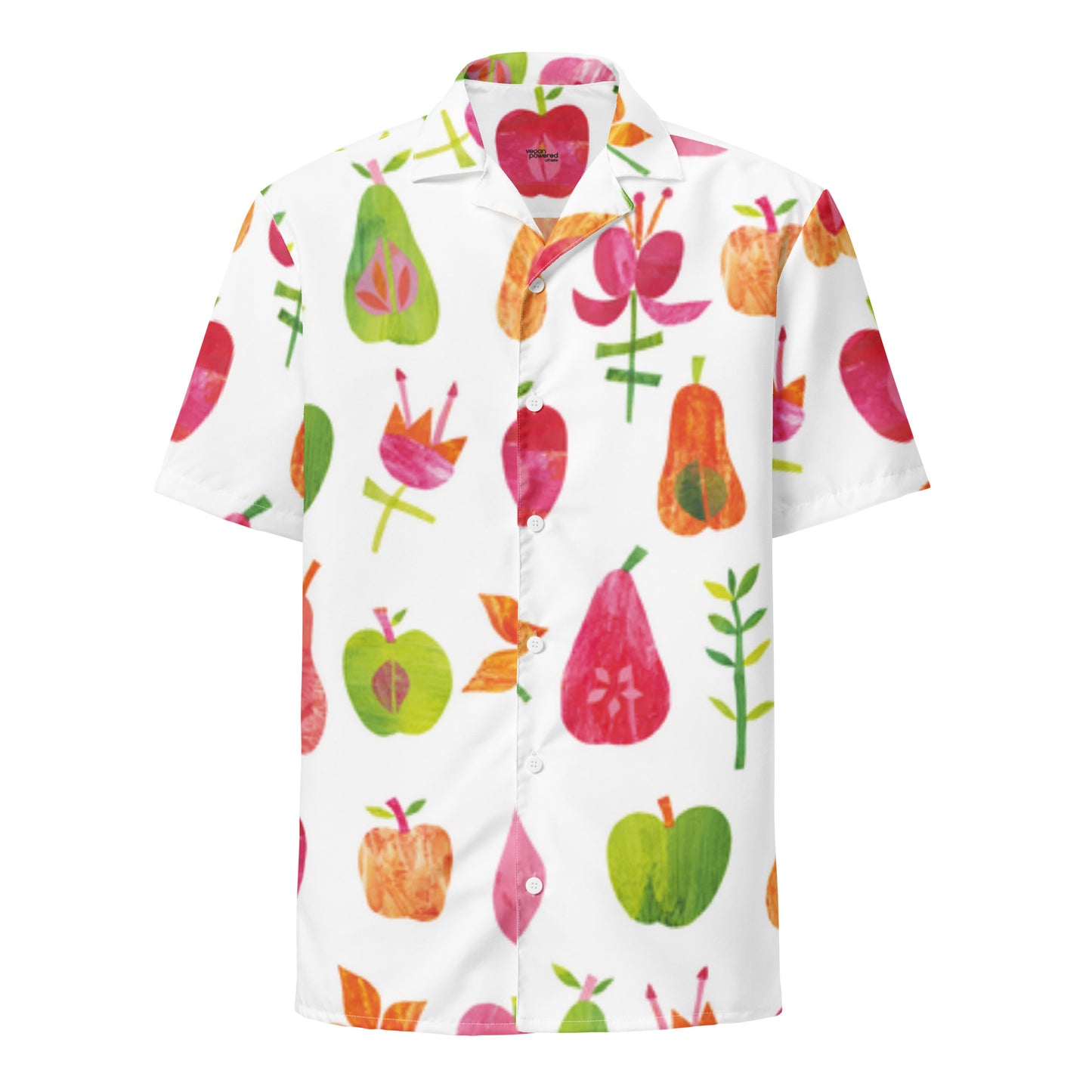 Fruit Paradise Moisture Wicking Unisex button shirt