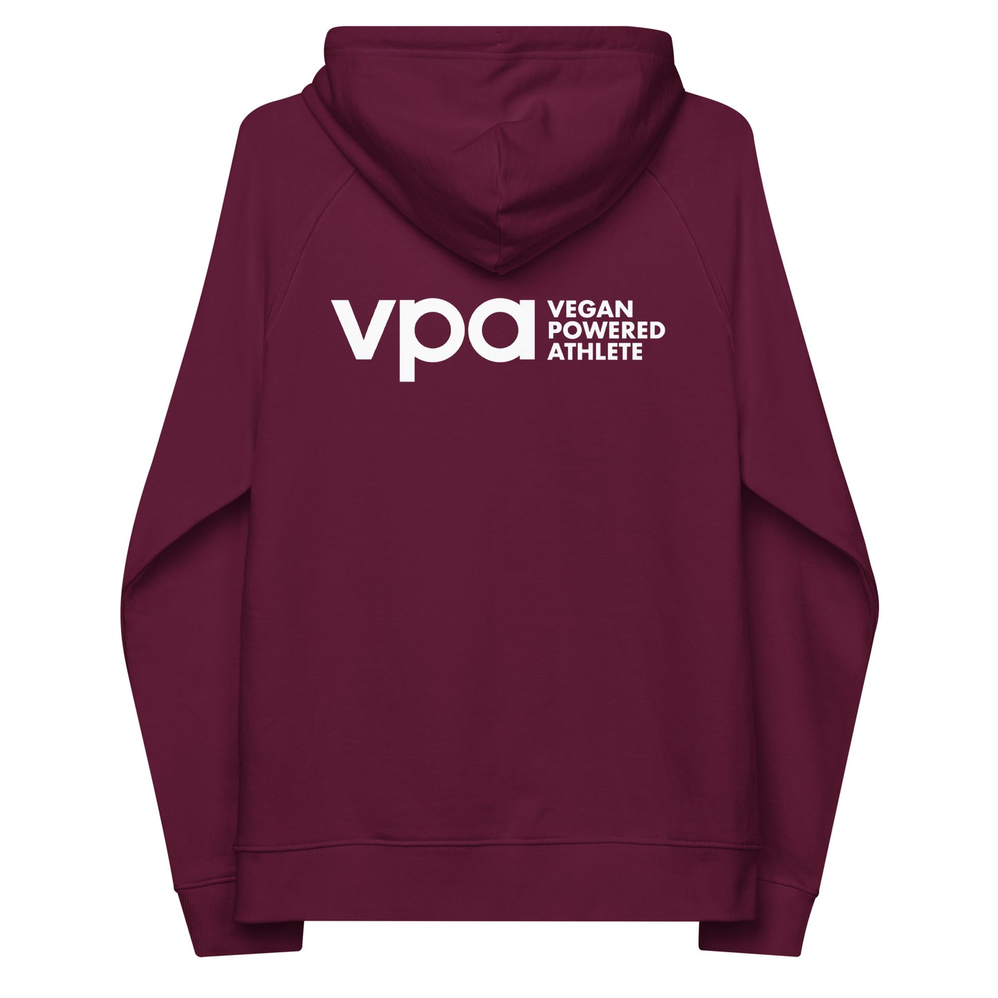Load image into Gallery viewer, ECO VPA Vegan Powered Athlete Unisex raglan hoodie
