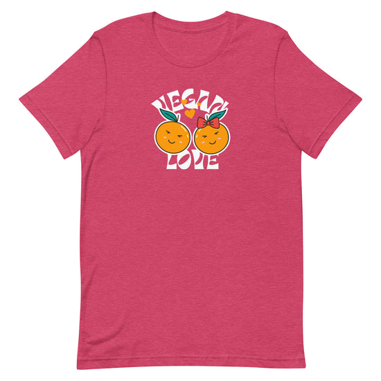 Vegan Love Unisex t-shirt