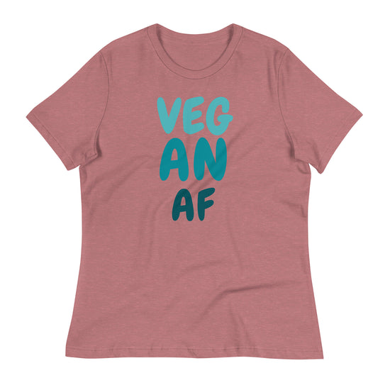 Load image into Gallery viewer, VEG AN AF Women&amp;#39;s Relaxed T-Shirt
