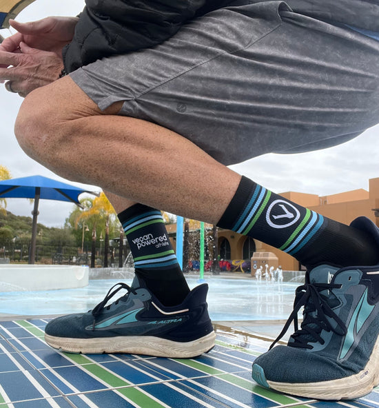 Vegan Powered Athlete Premium Crew Socks