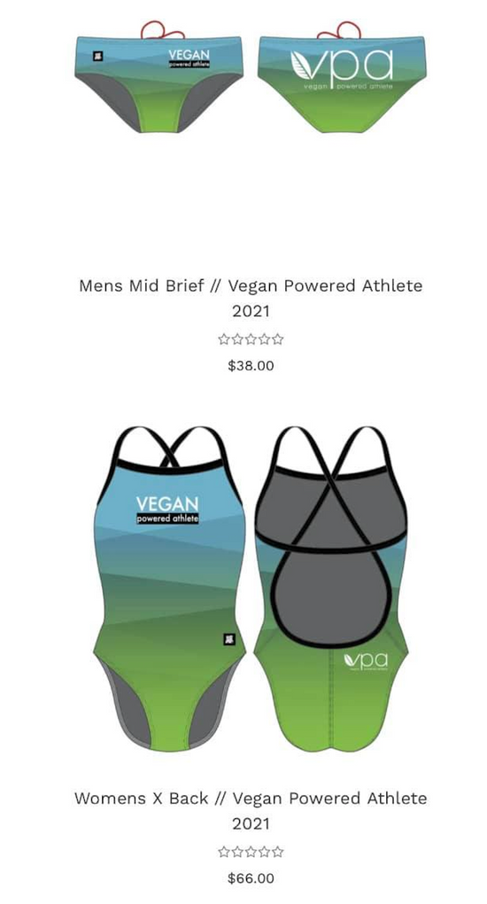 VEGAN powered athlete swimwear by HardCoreSport