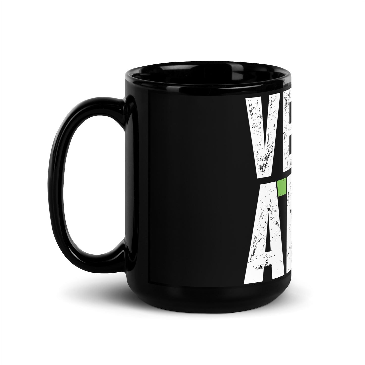 Load image into Gallery viewer, VEGAN AF Black Glossy Mug
