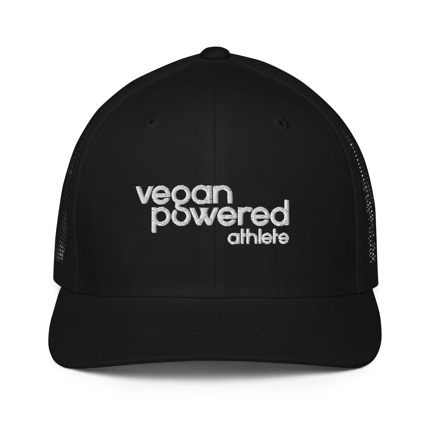 Load image into Gallery viewer, vegan powered athlete Mesh back trucker cap
