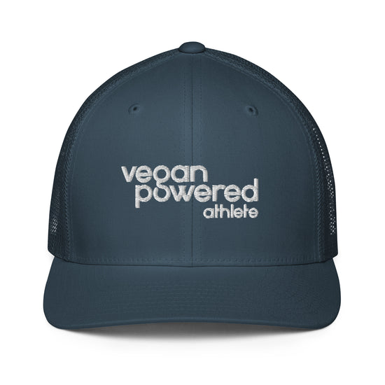 Load image into Gallery viewer, vegan powered athlete Mesh back trucker cap
