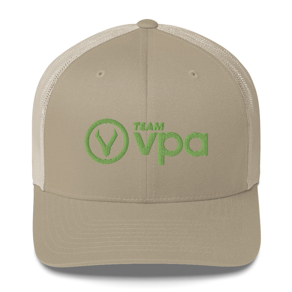 Load image into Gallery viewer, Team VPA Green Embroider Trucker Cap
