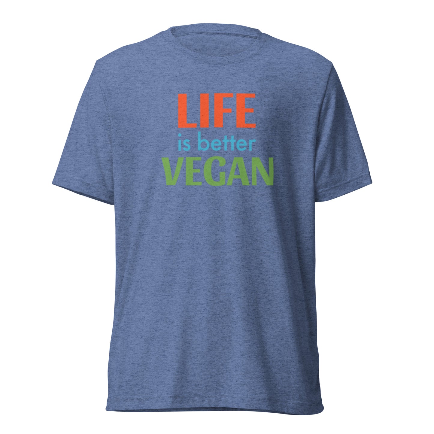 Load image into Gallery viewer, LIFE is better VEGAN Short sleeve t-shirt
